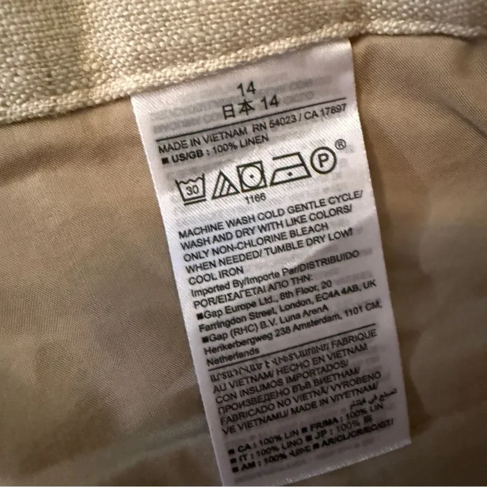 Banana Republic Linen Pants New